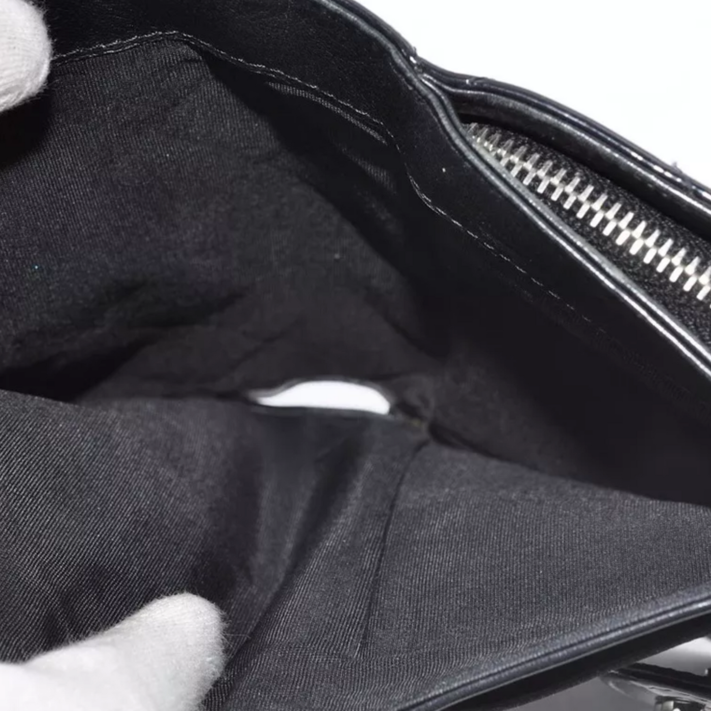 COCO CHANEL  Matelasse Shiny Mark Bi-Fold Wallet