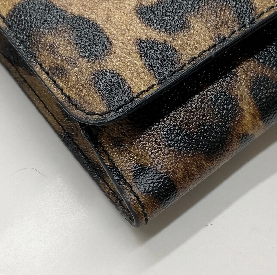 DOLCE & GABBANA Leopard Print Crossbody Bag