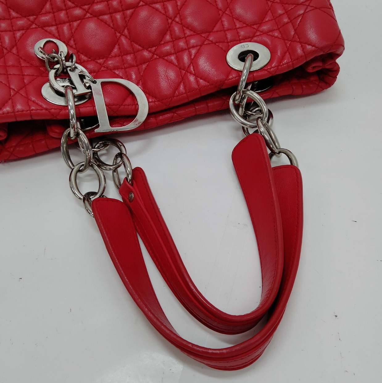 CHRISTIAN DIOR Hand Bag Lady Cannage