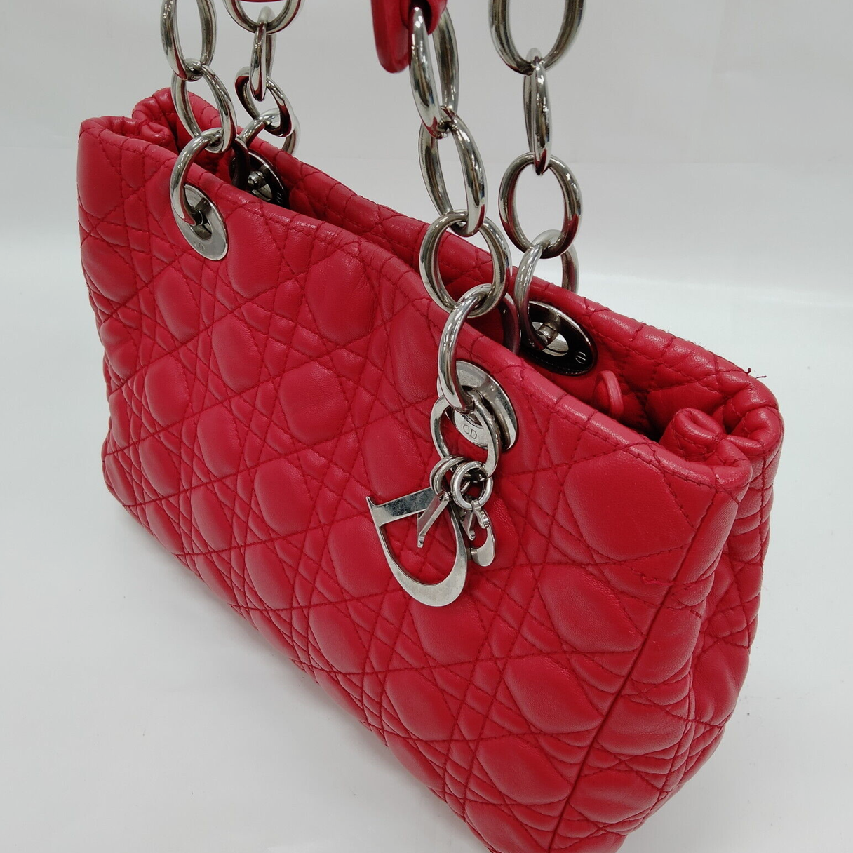 CHRISTIAN DIOR Hand Bag Lady Cannage