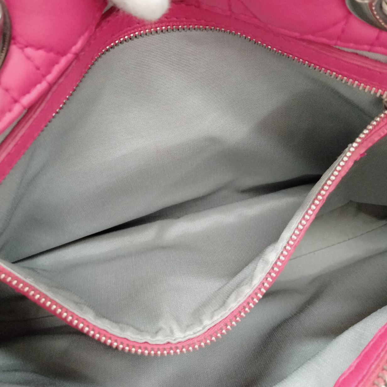 CHRISTIAN DIOR Hand Bag Lady Cannage