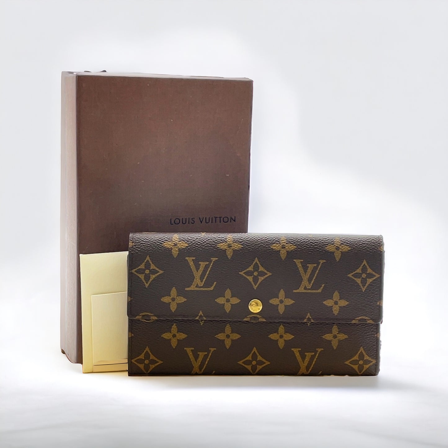LOUIS VUITTON Monogram Portefeuille Sarah Long Wallet