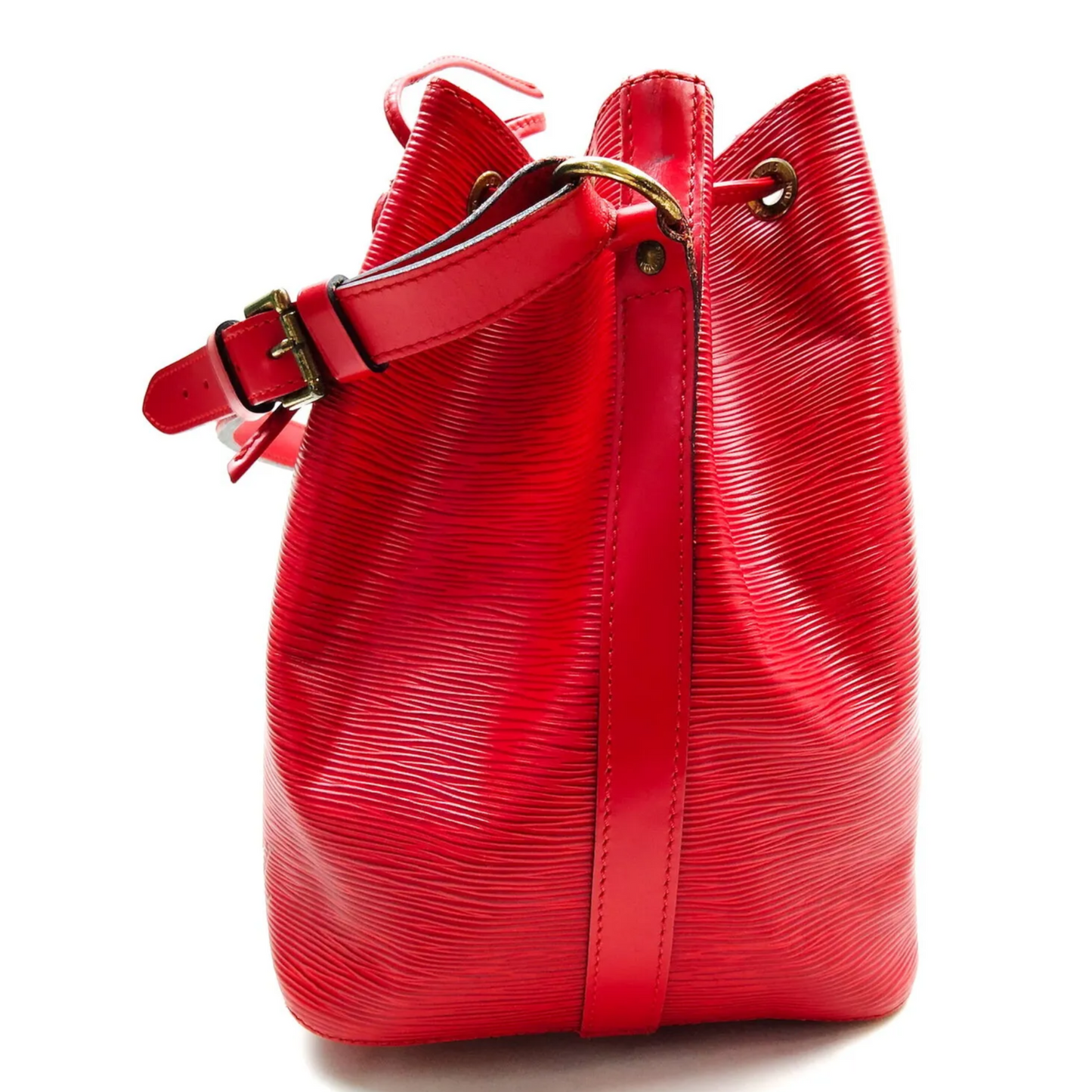 LOUIS VUITTON Petite Noe Red Shoulder Bag
