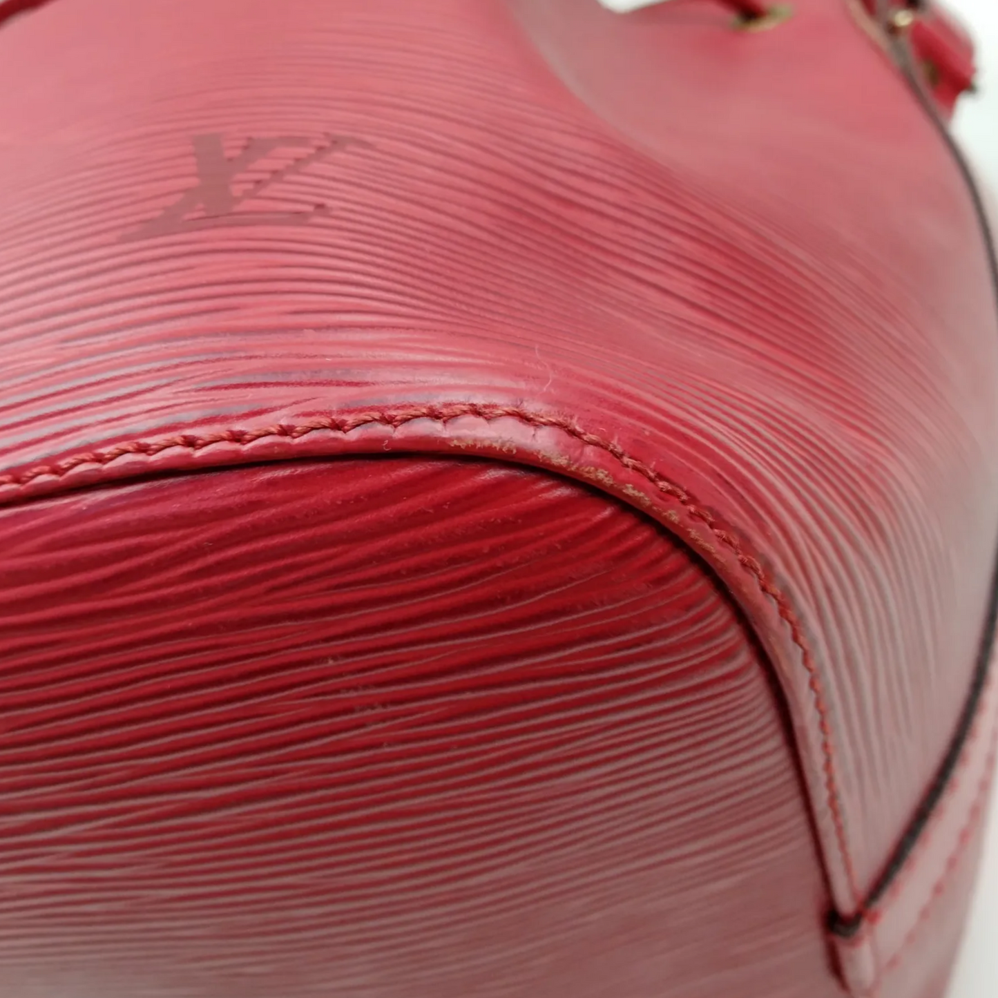 LOUIS VUITTON Petite Noe Red Shoulder Bag