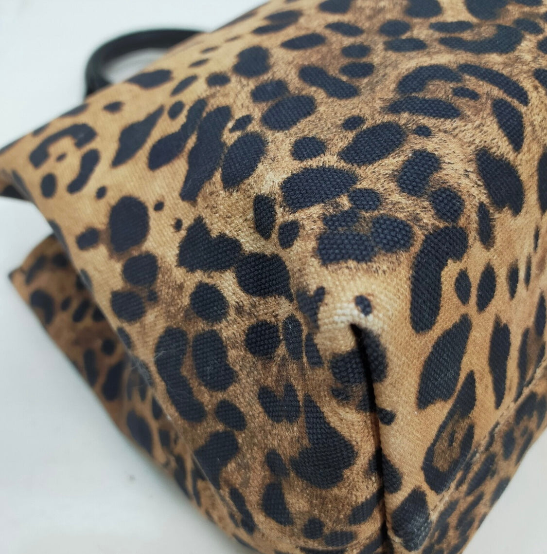 DOLCE & GABBANA Leopard Print Hand Bag