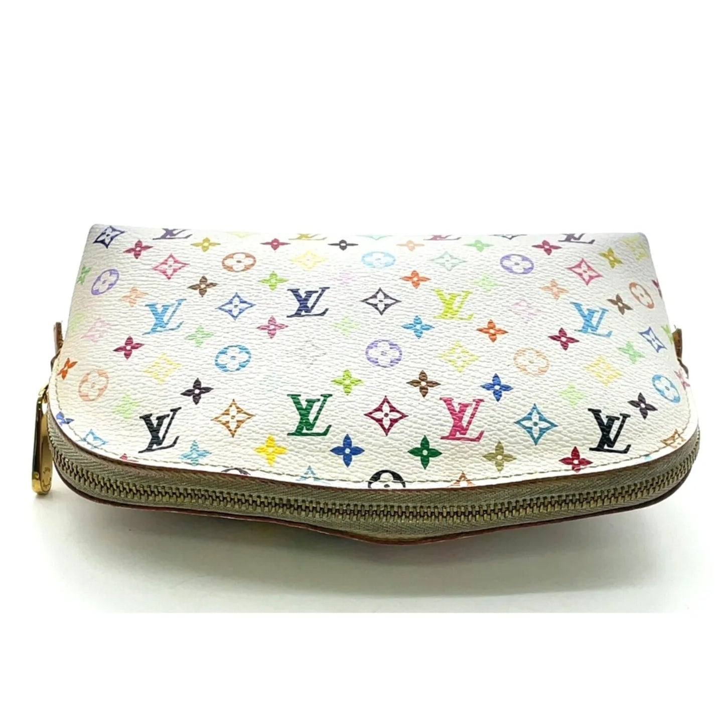 LOUIS VUITTON Monogram Multicolor Blanc Pouch