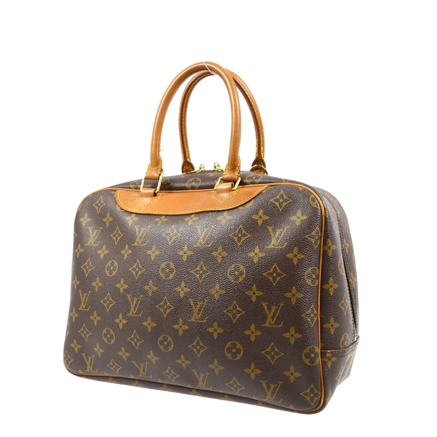 LOUIS VUITTON Deauville Bowling Vanity Handbag Vintage