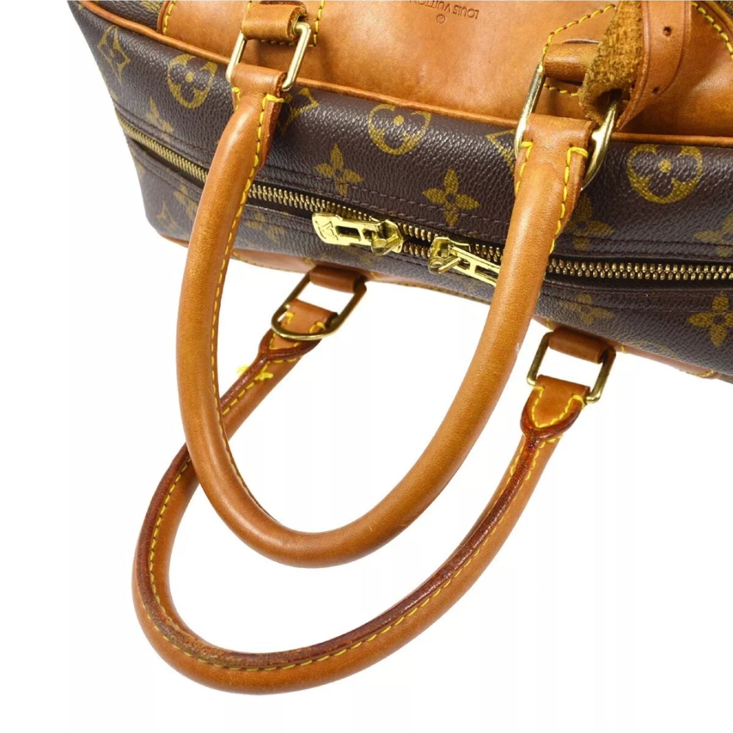 LOUIS VUITTON Deauville Bowling Vanity Handbag Vintage