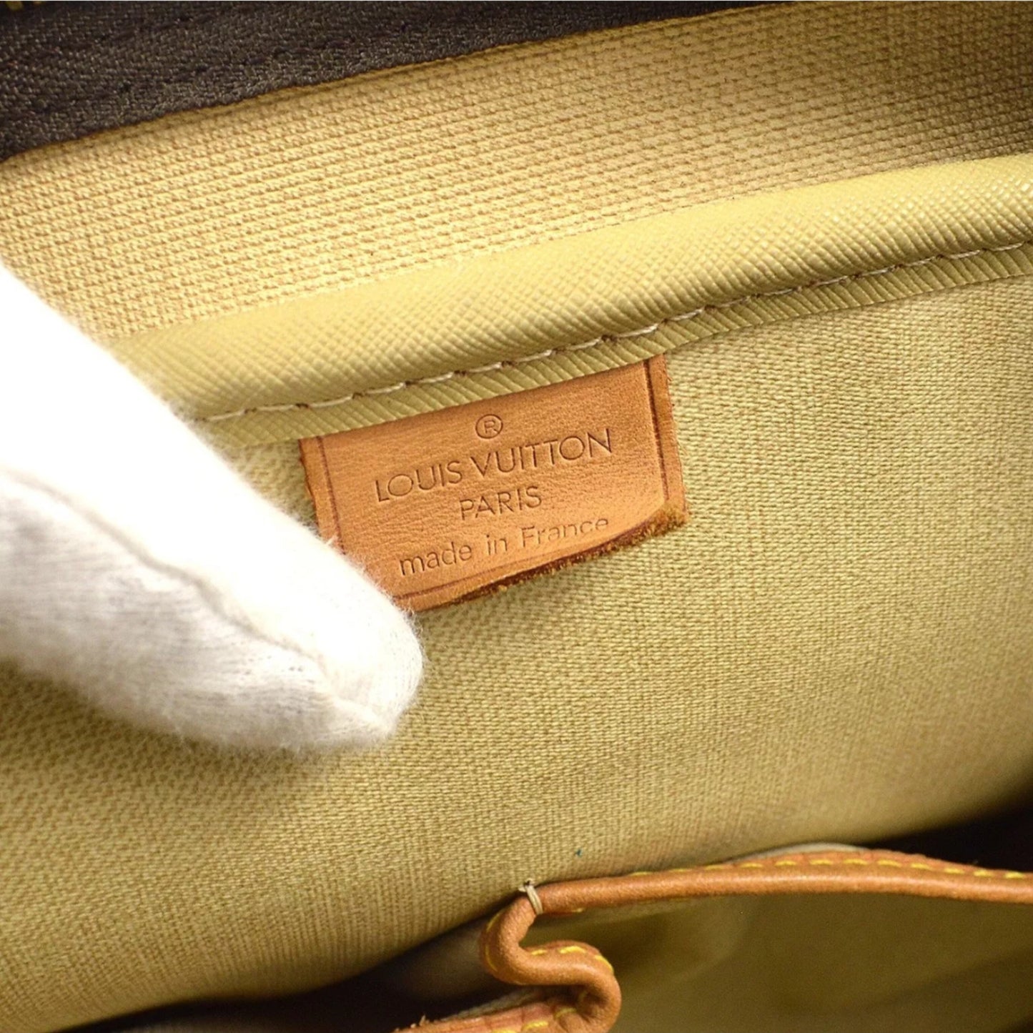 LOUIS VUITTON Deauville Bowling Vanity Handbag Vintage