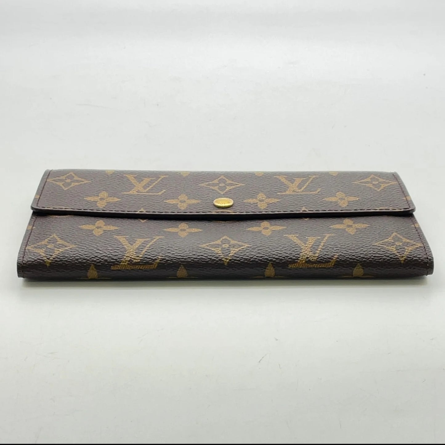 LOUIS VUITTON Monogram Portefeuille Sarah Long Wallet
