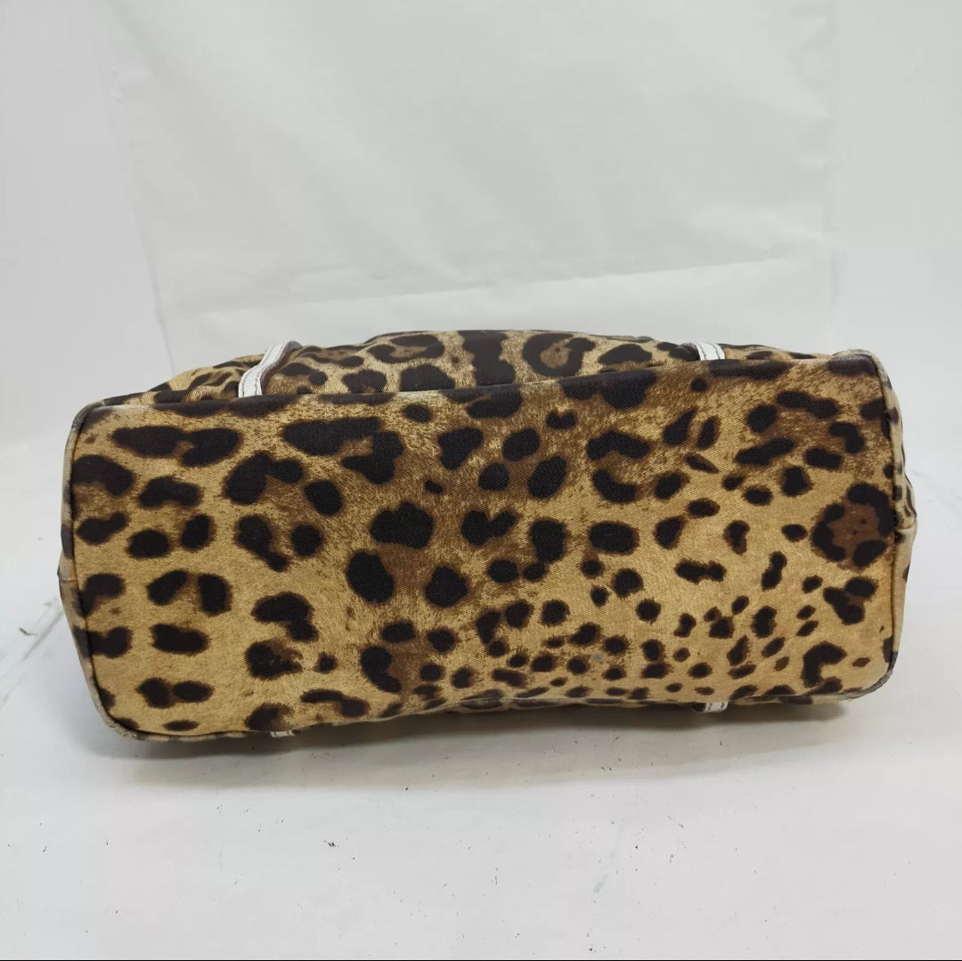 DOLCE & GABBANA Tote Bag Leopard Print